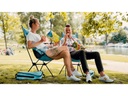 Trekony Campingstuhl Hoch Hellblau