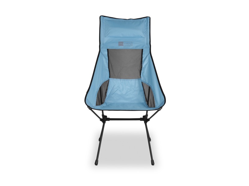 Trekony Campingstuhl Hoch Hellblau