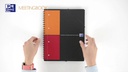 Oxford Notizheft International Meetingbook, A4 +, Liniert, Orange