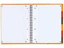 Oxford Notizheft International Organiserbook, A4 +, Liniert, Orange