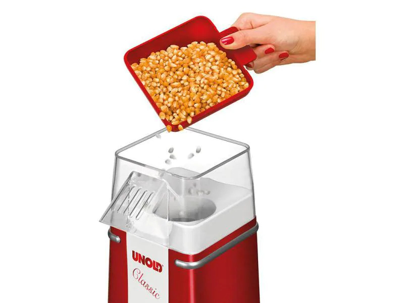 Unold Popcorn Maschine Classic Rot/Weiss