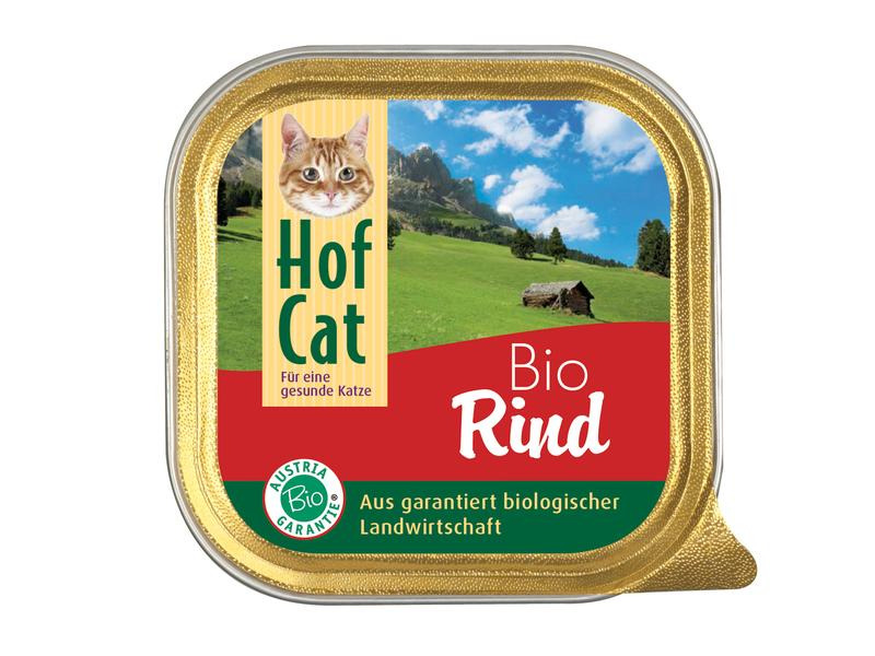 HofCat Nassfutter Rind, 16 x 100g