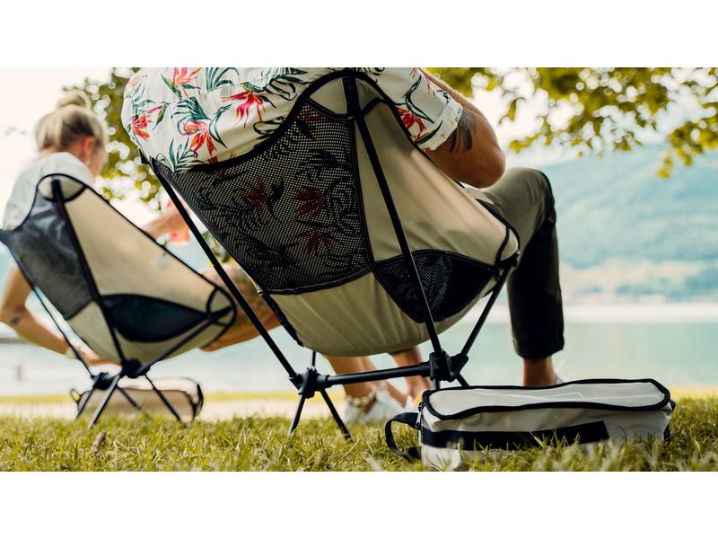 Trekony Campingstuhl Tief Grau