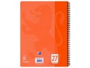Oxford Notizheft Touch Collegeblock L27, A4 +, Liniert, Koralle