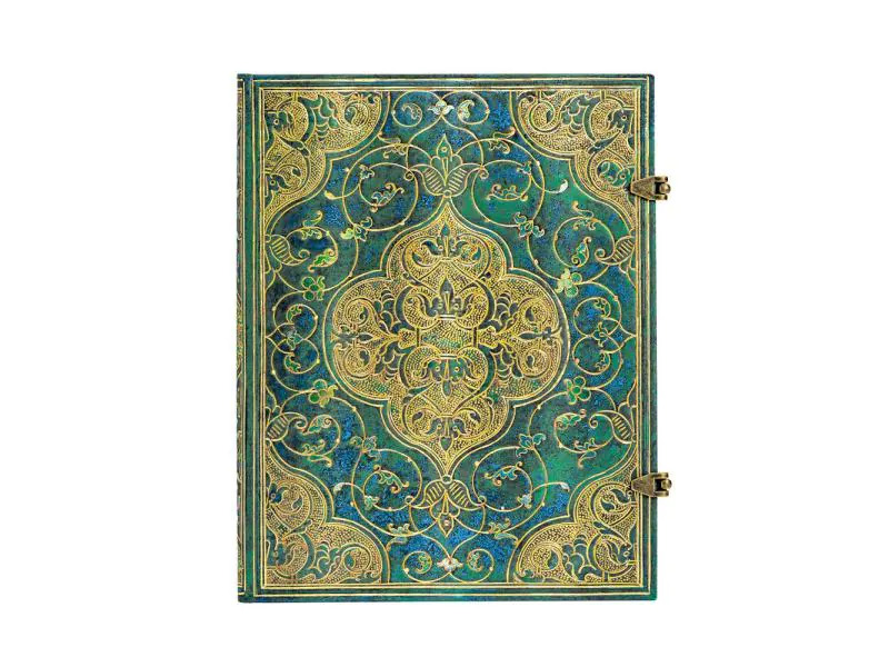 Paperblanks Notizbuch Chroniken Ultra, Liniert, Türkis