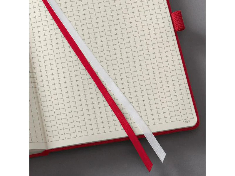 Sigel Notizbuch Conceptum A5, Kariert, Rot