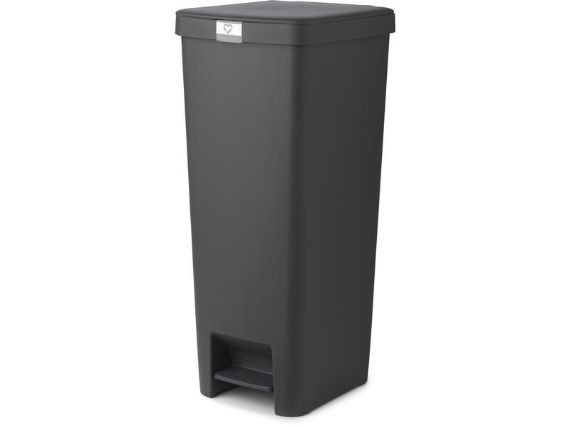 Brabantia Abfalleimer StepUp 40 l, Dunkelgrau