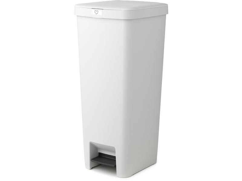 Brabantia Abfalleimer StepUp 40 l, Hellgrau