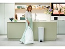 Brabantia Abfalleimer StepUp 40 l, Hellgrau