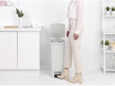 Brabantia Abfalleimer StepUp 40 l, Hellgrau