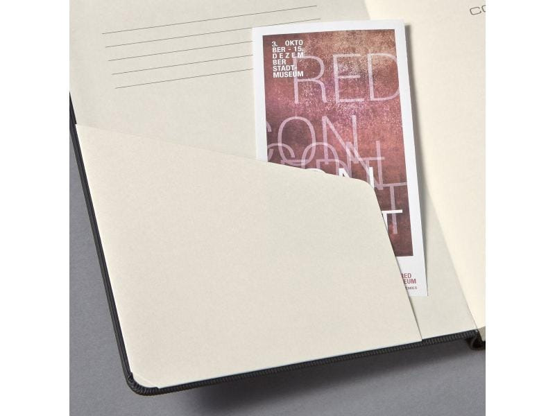 Sigel Notizbuch Conceptum A5, Liniert, Schwarz