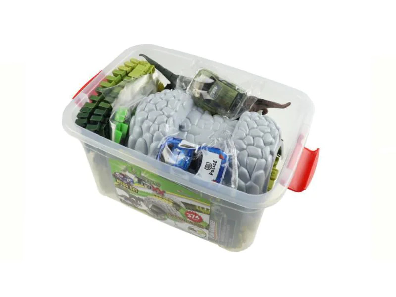 Amewi Magic Traxx Mega Set Dino-Park mit Tunnel, 374-teilig