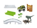 Amewi Magic Traxx Mini Set Dino-Park mit Brücke, 108-teilig