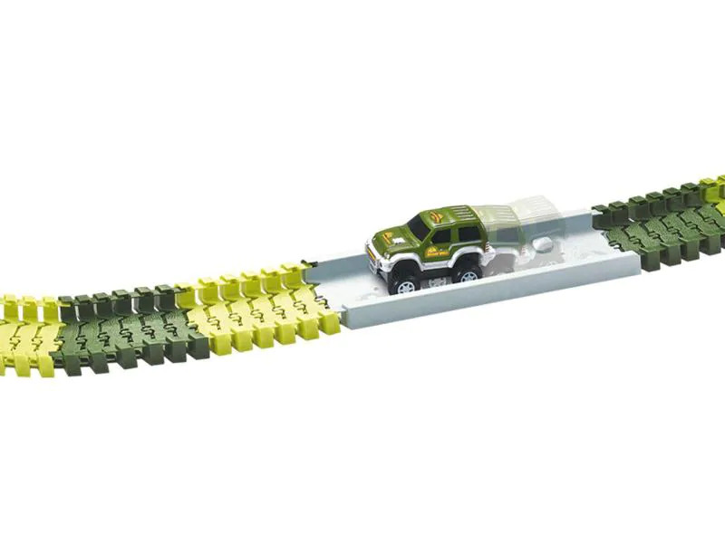 Amewi Magic Traxx Mini Set Dino-Park mit Brücke, 108-teilig