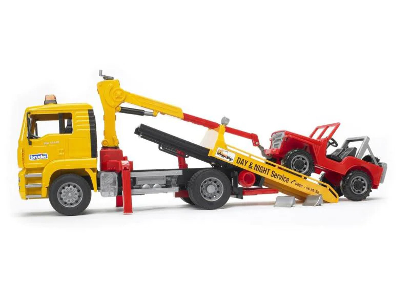 Bruder Spielwaren Lastwagen MAN TGA Abschlepp-LKW