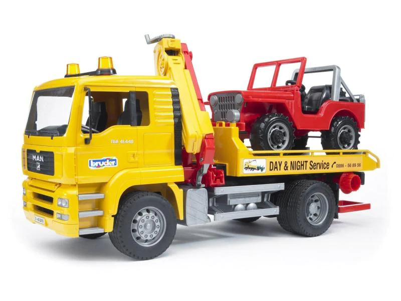 Bruder Spielwaren Lastwagen MAN TGA Abschlepp-LKW