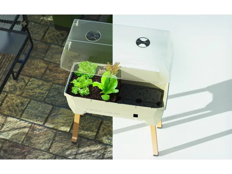 Gusta Garden Hochbeet SAMMY SALAD Starterset, Anthrazit