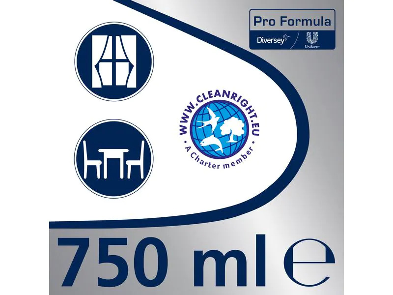 Diversey Pro Formula Cif Professional Glas &amp; Flächen 0.75 l