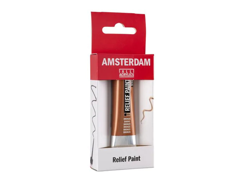 Amsterdam Acrylfarbe Reliefpaint 20 ml, Bronze