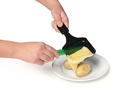 Stöckli Raclette-Zangenspachtel &amp; Grillzange, 4 Stück, Mehrfarbig