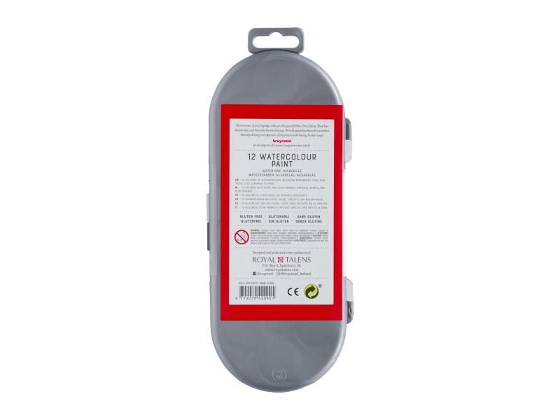 Bruynzeel Wasserfarbe 12er-Set, Mehrfarbig