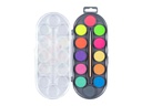 Bruynzeel Wasserfarbe Metallic/Neon 12er-Set, Mehrfarbig