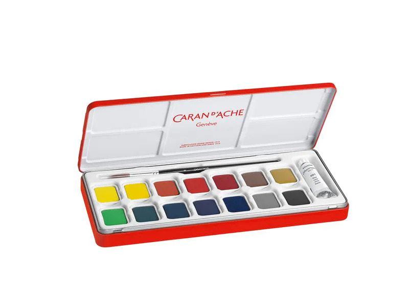 Caran d'Ache Wasserfarbe Gouache Studio 16-teilig