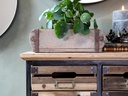 Chic Antique Kommode mit 16 Schubladen 105 x 61 cm, Nature/Schwarz