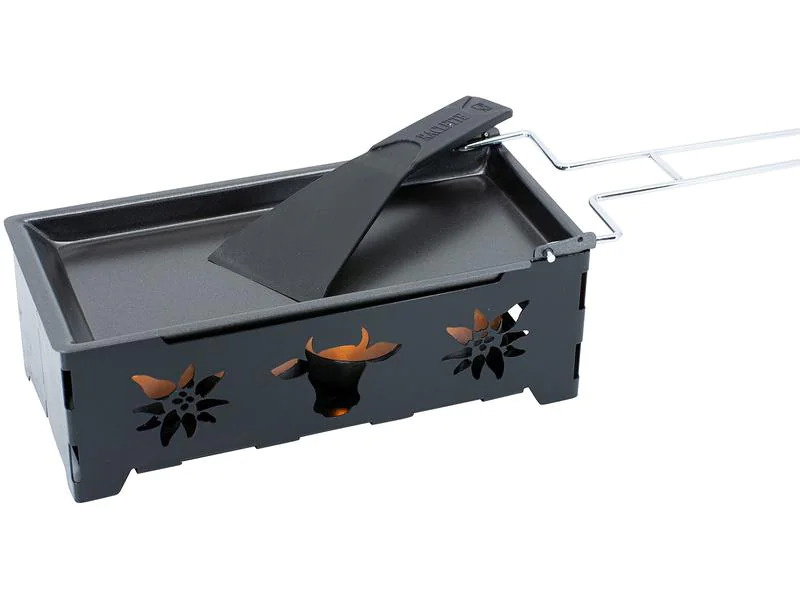 Kadastar Teelicht-Raclette 2go Muh Dunkelgrün, Schwarz