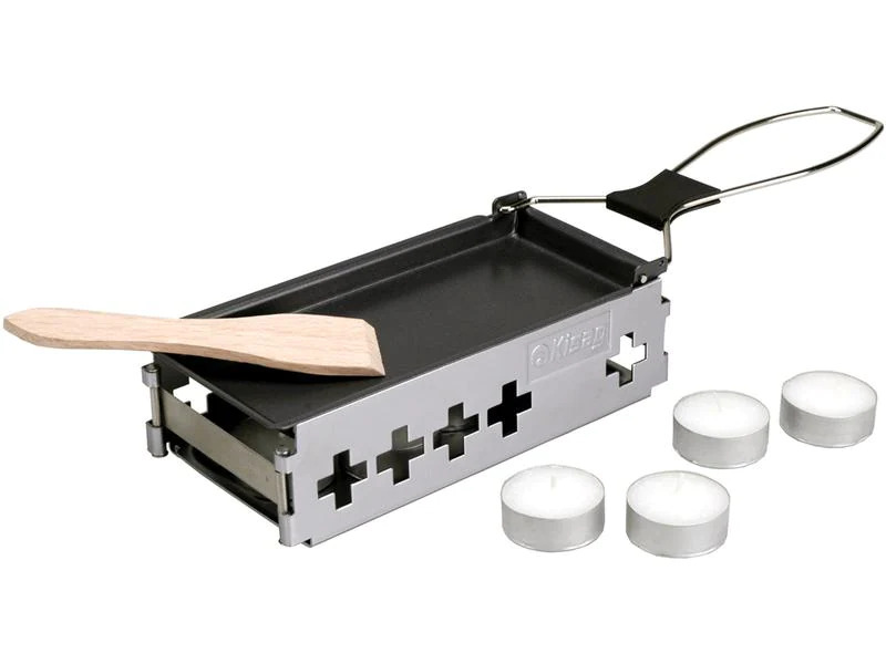 Kisag Teelicht-Raclette Candle light to go Silber