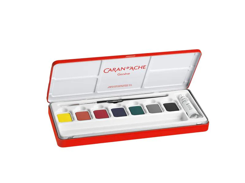 Caran d'Ache Wasserfarbe Gouache Studio 9-teilig