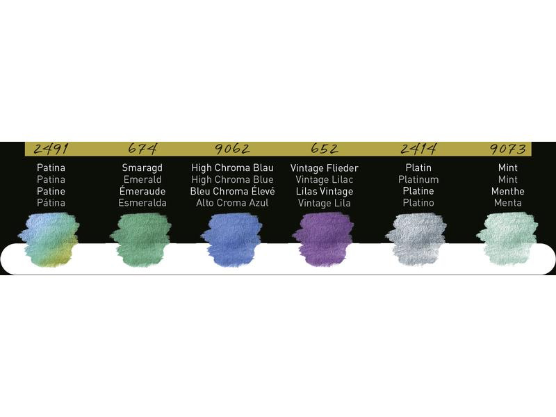 Finetec Aquarellfarbe Flip-Flop 6 Farben