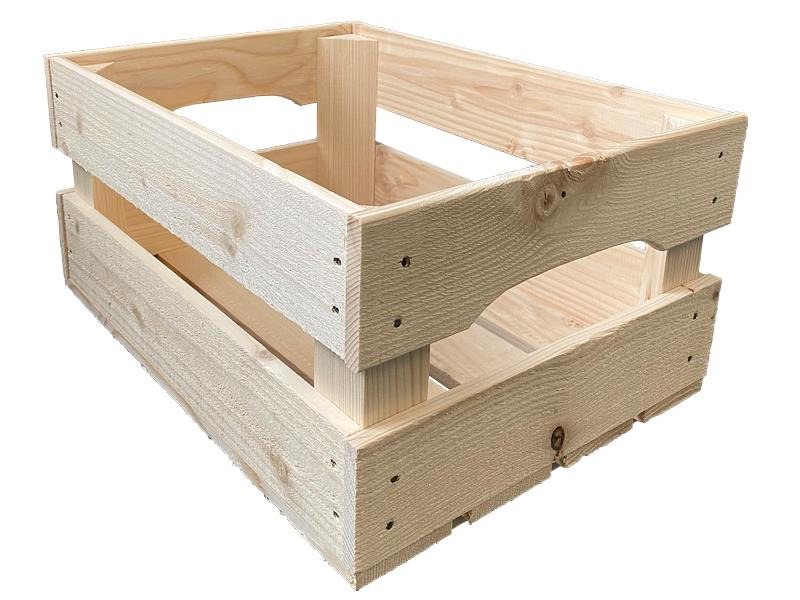 Holz Zollhaus Obstharasse Fichte / Tanne, Roh 40 x 30 x 20 cm