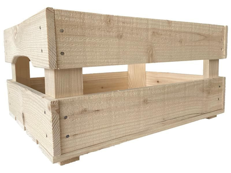 Holz Zollhaus Obstharasse Fichte / Tanne, Roh 40 x 30 x 20 cm