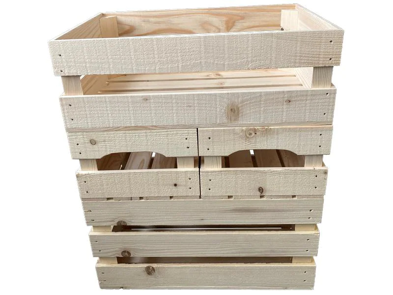 Holz Zollhaus Obstharasse Fichte / Tanne, Roh 40 x 30 x 20 cm
