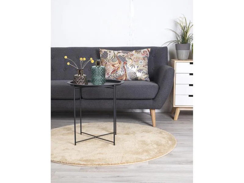 House Nordic Beistelltisch Bastia 50.5 x 46.8 cm, Schwarz