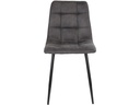 House Nordic Stuhl Middelfart 2 Stück, 86 x 55 cm, Dunkelgrau/Schwarz
