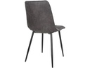 House Nordic Stuhl Middelfart 2 Stück, 86 x 55 cm, Dunkelgrau/Schwarz
