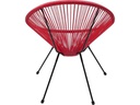 Kare Stuhl Acapulco Rot