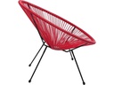 Kare Stuhl Acapulco Rot