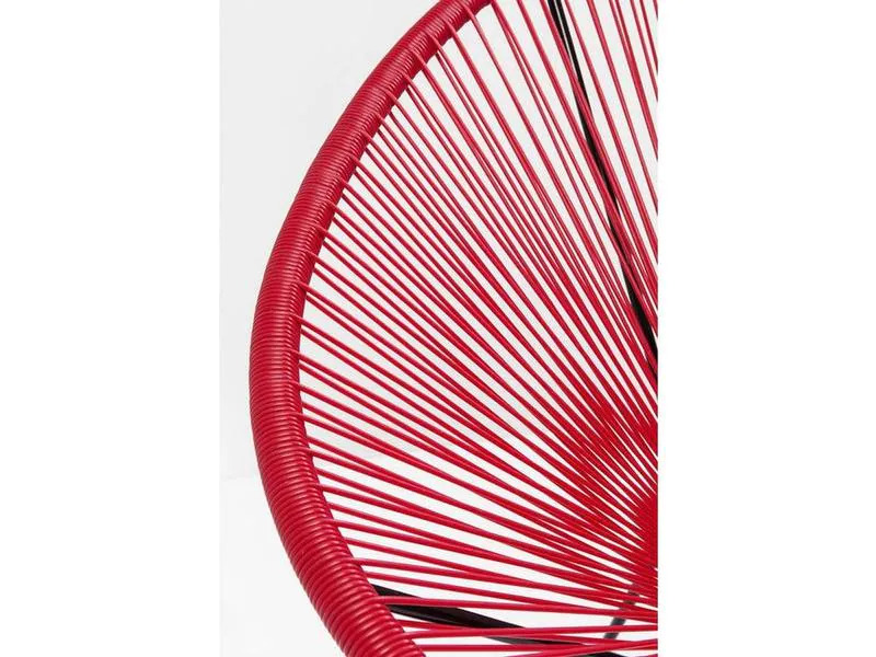 Kare Stuhl Acapulco Rot