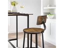 VASAGLE Barhocker 2er Set 46.5 x 99 cm, Braun/Schwarz