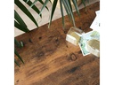 VASAGLE Beistelltisch aus Holz und Metall 35 x 80 cm, Braun/Schwarz