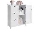 VASAGLE Kommode mit 3 Schubladen 60 x 81 cm, Weiss