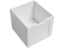 VASAGLE Kommode mit 3 Schubladen 60 x 81 cm, Weiss