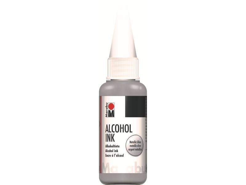 Marabu Alkoholtinte Ink Metallic Silber 20 ml