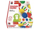 Marabu Fingerfarbe 4 x 100 ml, Mehrfarbig