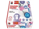 Marabu Fingerfarbe Metallic  4 x 100 ml,  Mehrfarbig