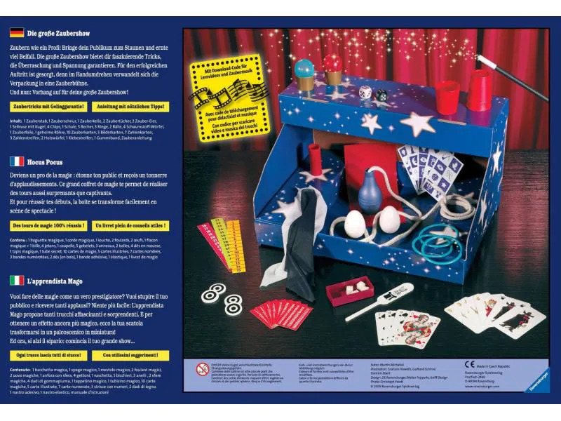 Ravensburger Zauberkasten Die grosse Zaubershow