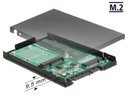 Delock 2.5-Adapterplatine M.2/mSATA - SATA 9.5mm